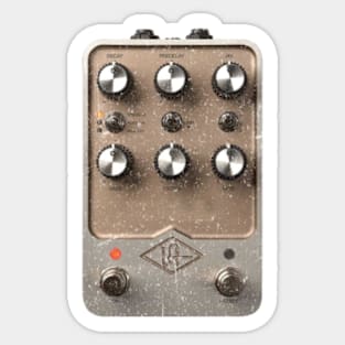 Vintage Guitar Pedal Sticker